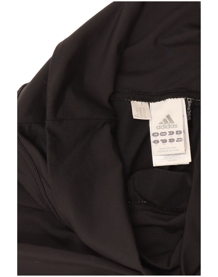Adidas Womens Climalite Bermuda Sport Shorts UK 8 Small  Black Polyester
