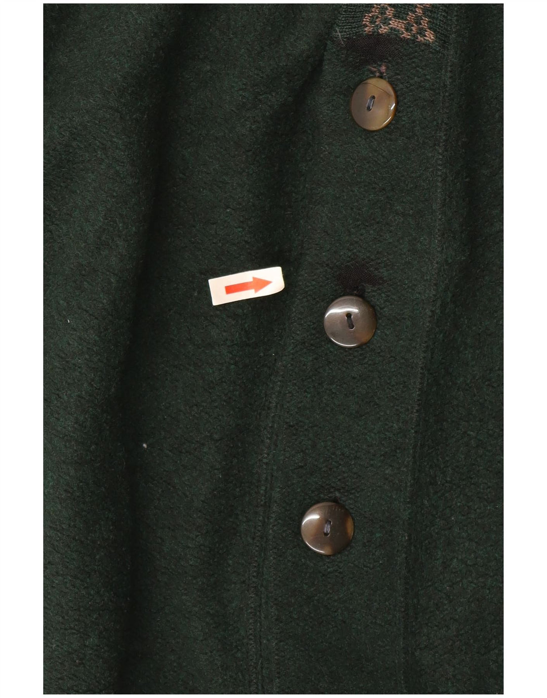 Vintage Mens Cardigan Sweater Large Green