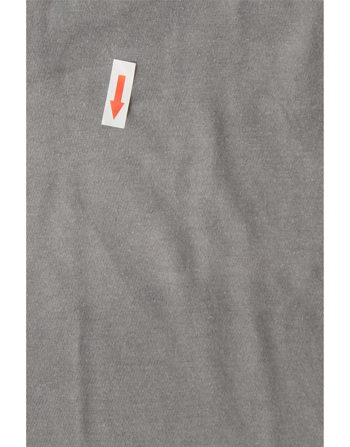 Nike Womens Athletic Cut Graphic T-Shirt Top UK 16 Large Grey