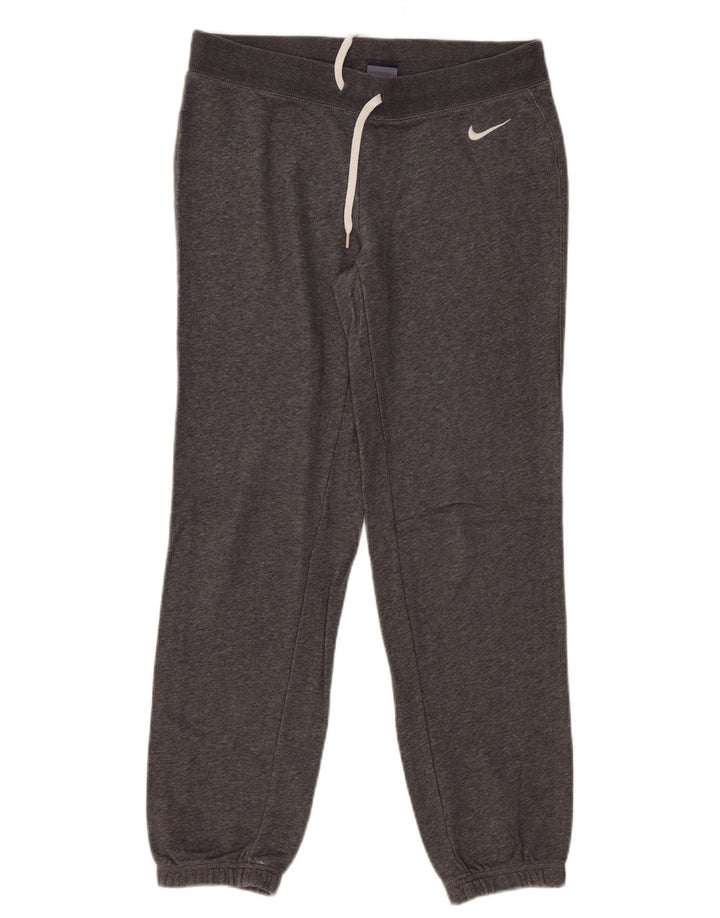 NIKE Mens Tracksuit Trousers Joggers Medium  Grey Flecked Cotton