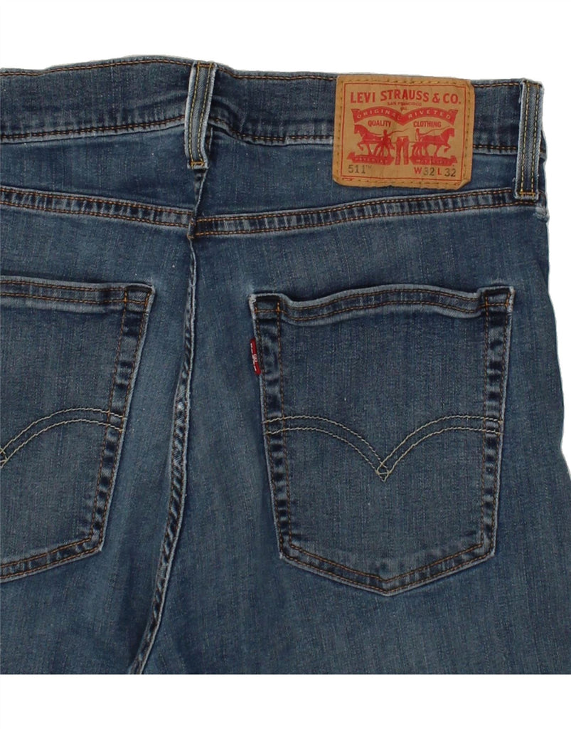 LEVI'S Mens 511 Slim Jeans W32 L32  Blue Cotton | Vintage Levi's | Thrift | Second-Hand Levi's | Used Clothing | Messina Hembry 