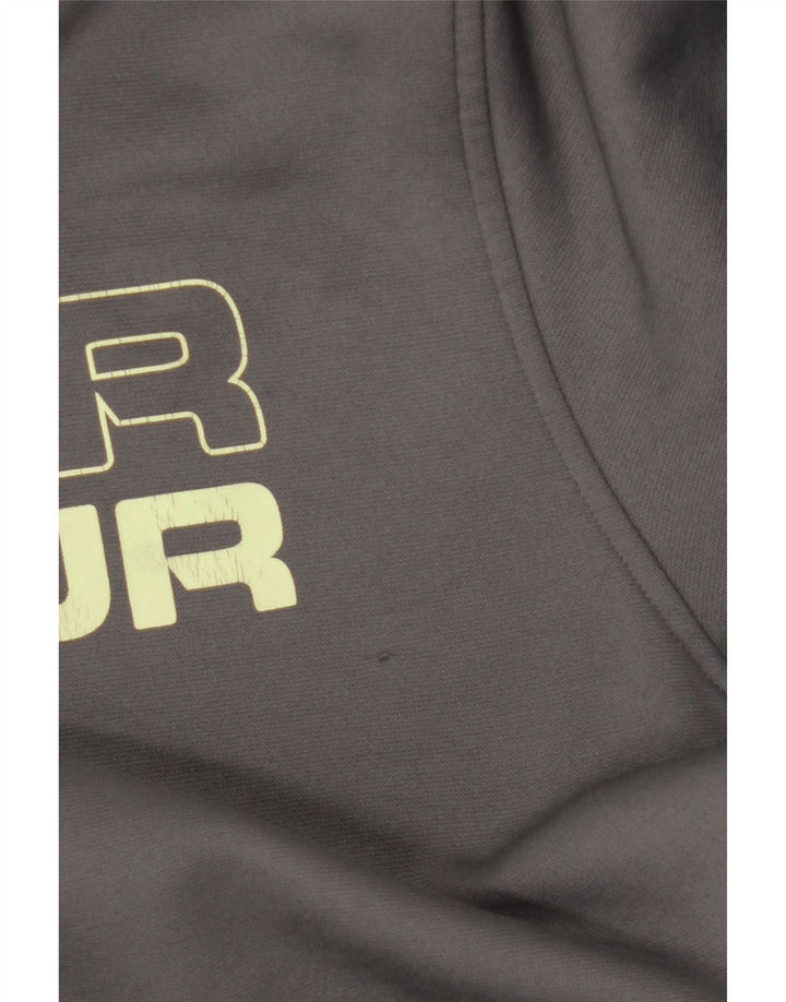 Under Armour Mens Graphic Hoodie Jumper Medium Grey