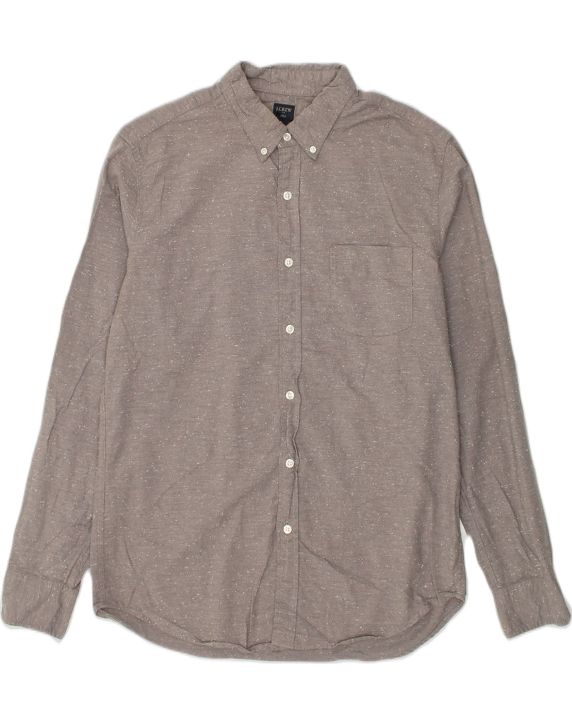 J. CREW Mens Shirt Large Grey Cotton | Vintage J. Crew | Thrift | Second-Hand J. Crew | Used Clothing | Messina Hembry 