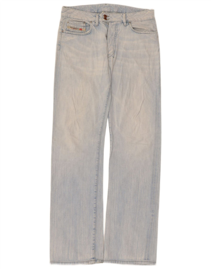 Diesel Mens Bootcut Jeans W31 L29 Blue Cotton