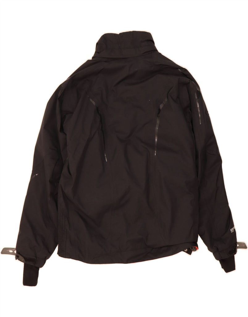 EIDER Mens Windbreaker Jacket UK 38 Medium Black Polyamide Vintage Eider and Second-Hand Eider from Messina Hembry 