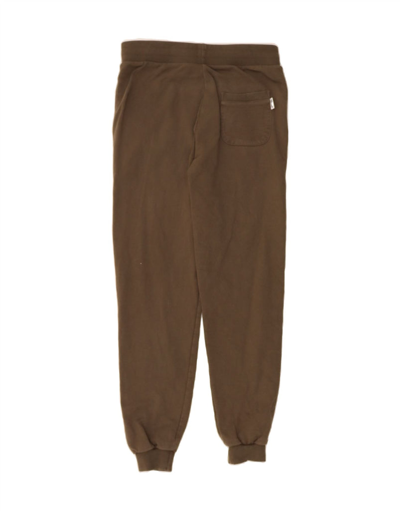 MOSCHINO Womens Graphic Tracksuit Trousers Joggers UK 6 XS  Brown Cotton Vintage Moschino and Second-Hand Moschino from Messina Hembry 