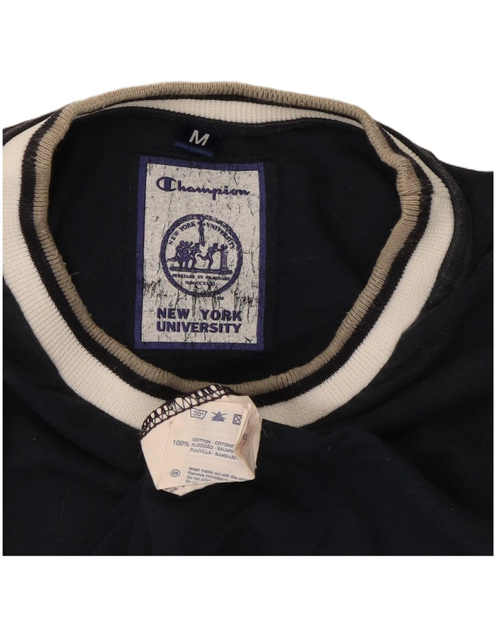 Champion Mens Graphic Vest Top Medium Navy Blue Cotton