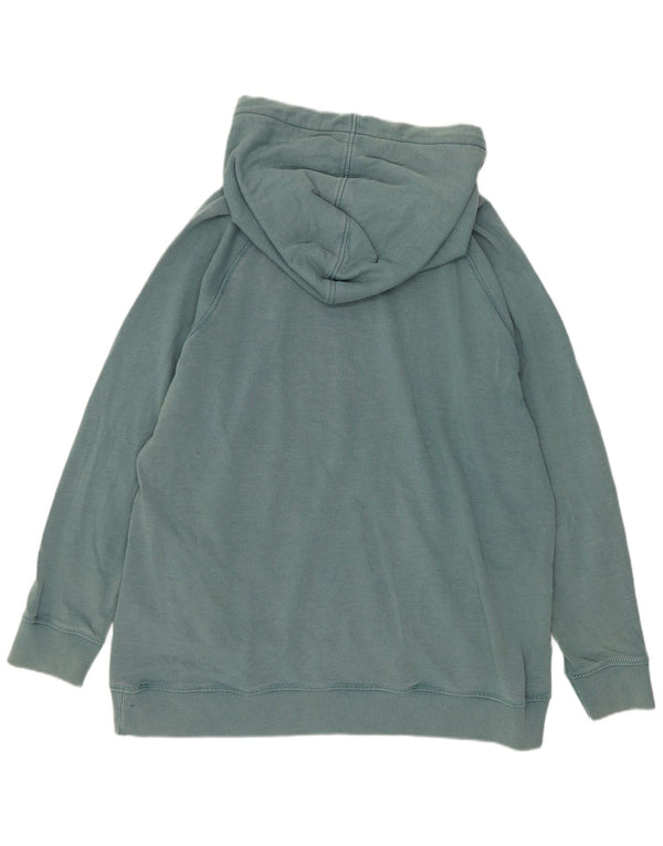 Fat Face Womens Hoodie Jumper UK 14 Medium Green Cotton