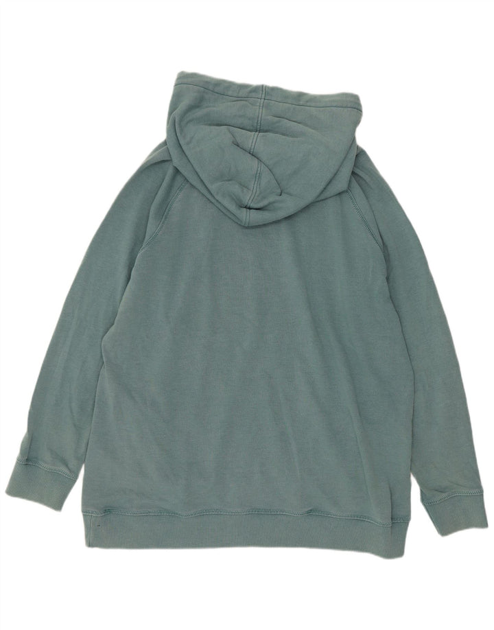 Fat Face Womens Hoodie Jumper UK 14 Medium Green Cotton