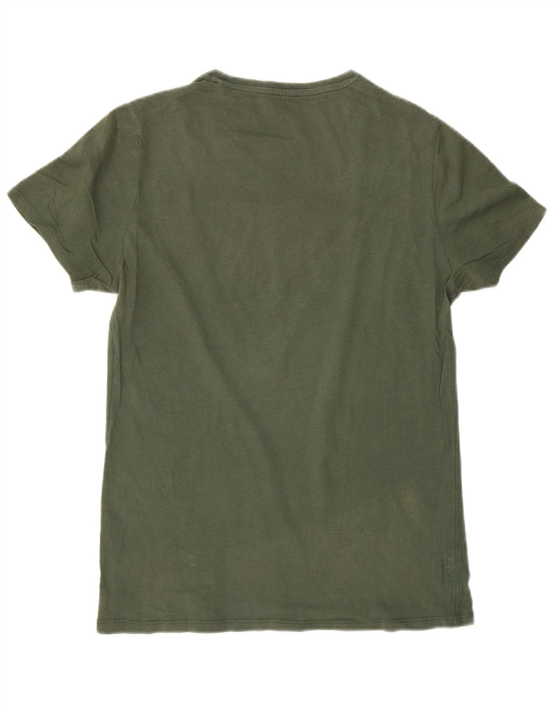 Guess Mens Graphic T-Shirt Top XS Green