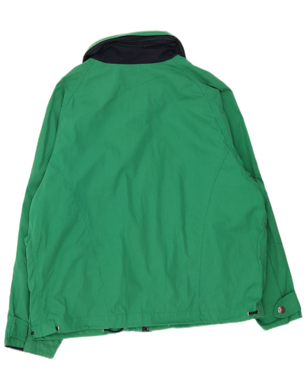 Roy Rogers Mens Windbreaker Jacket UK 40 Large Green Colourblock Cotton