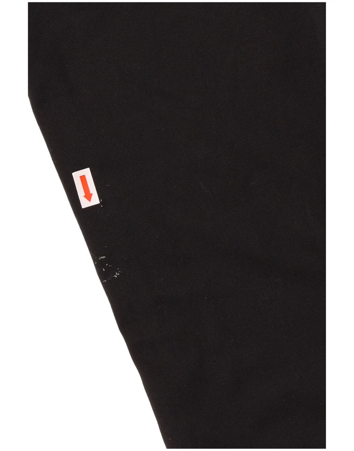 NIKE Mens Tracksuit Trousers Large  Black Polyester