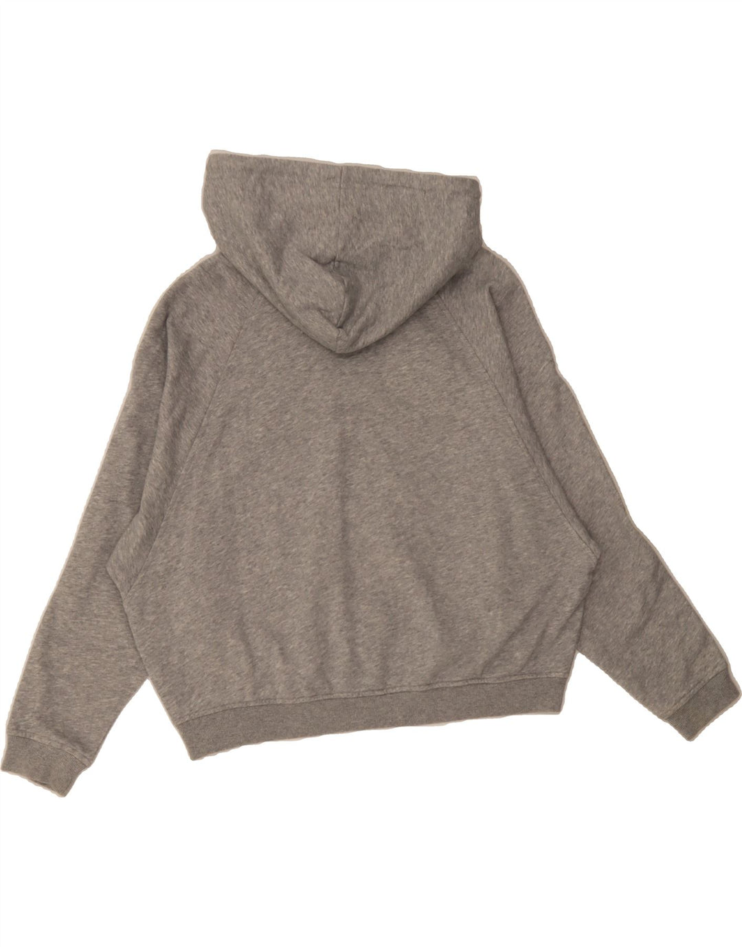 CHAMPION Womens Oversized Graphic Hoodie Jumper UK 14 Medium Grey Cotton Vintage Champion and Second-Hand Champion from Messina Hembry 