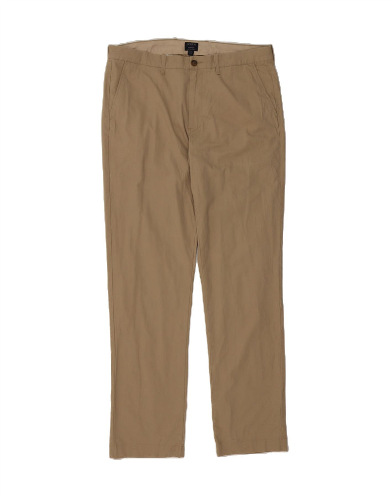 J. CREW Mens Sutton Slim Chino Trousers W35 L34 Beige Cotton Vintage J. Crew and Second-Hand J. Crew from Messina Hembry 