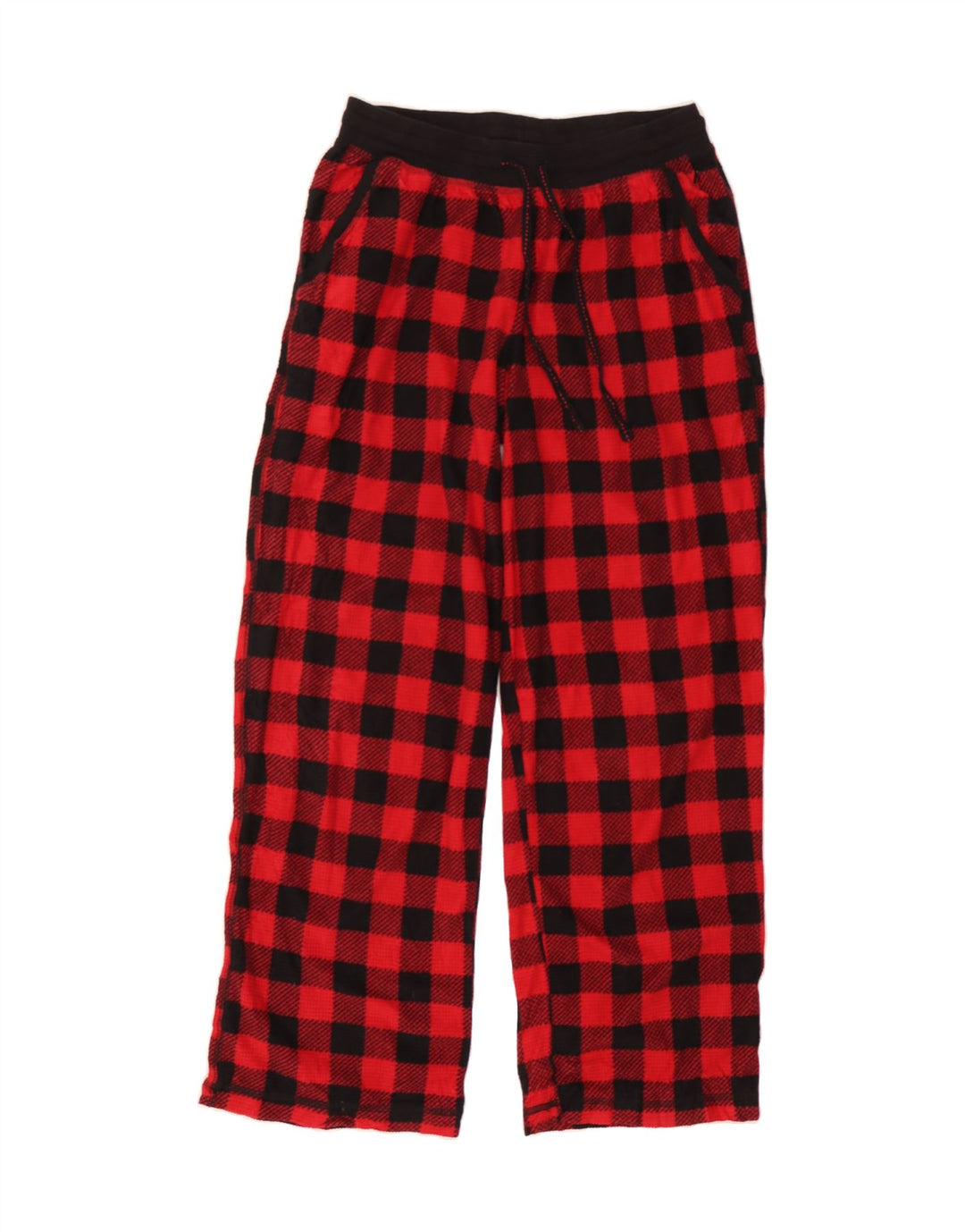 NAUTICA Womens Tracksuit Trousers UK 16 Large Red Check Polyester Vintage Nautica and Second-Hand Nautica from Messina Hembry 