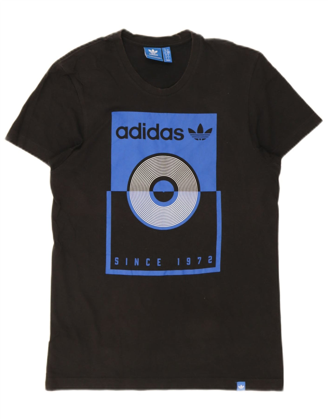 Adidas Mens Graphic T-Shirt Top Small Black