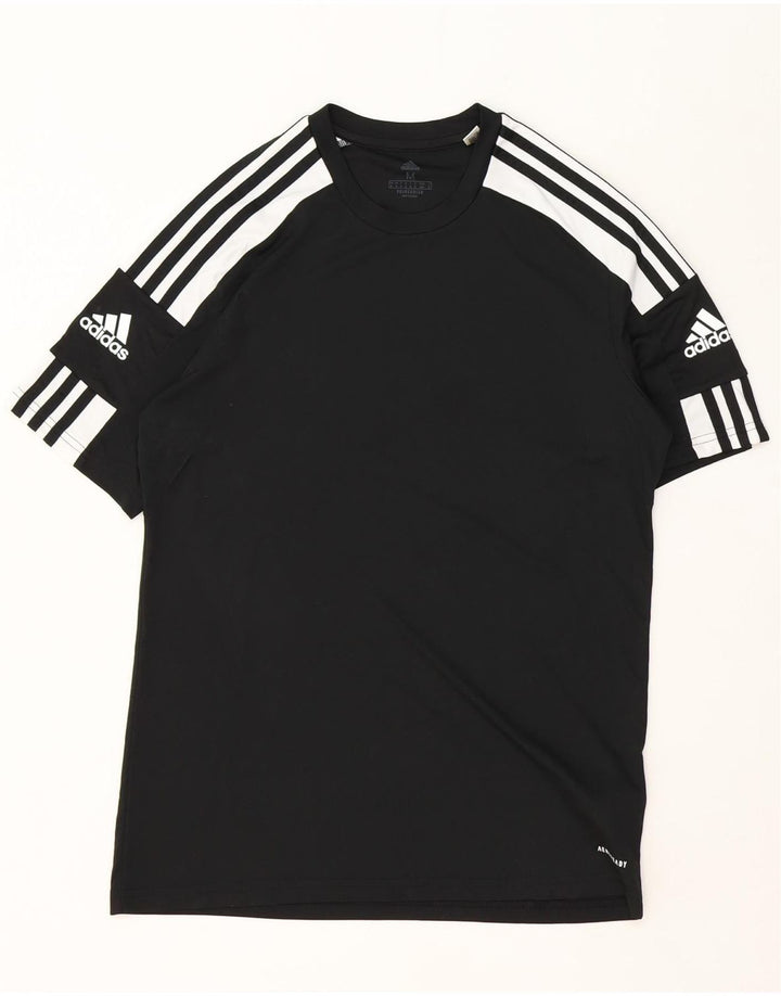 Adidas Mens Aeroready T-Shirt Top Medium Black Colourblock Polyester