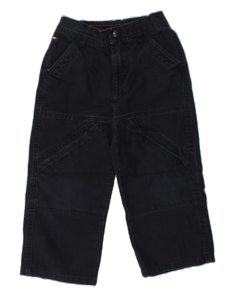 TOMMY HILFIGER Boys Straight Cargo Trousers 2-3 Years W20 L13  Navy Blue | Vintage Tommy Hilfiger | Thrift | Second-Hand Tommy Hilfiger | Used Clothing | Messina Hembry 