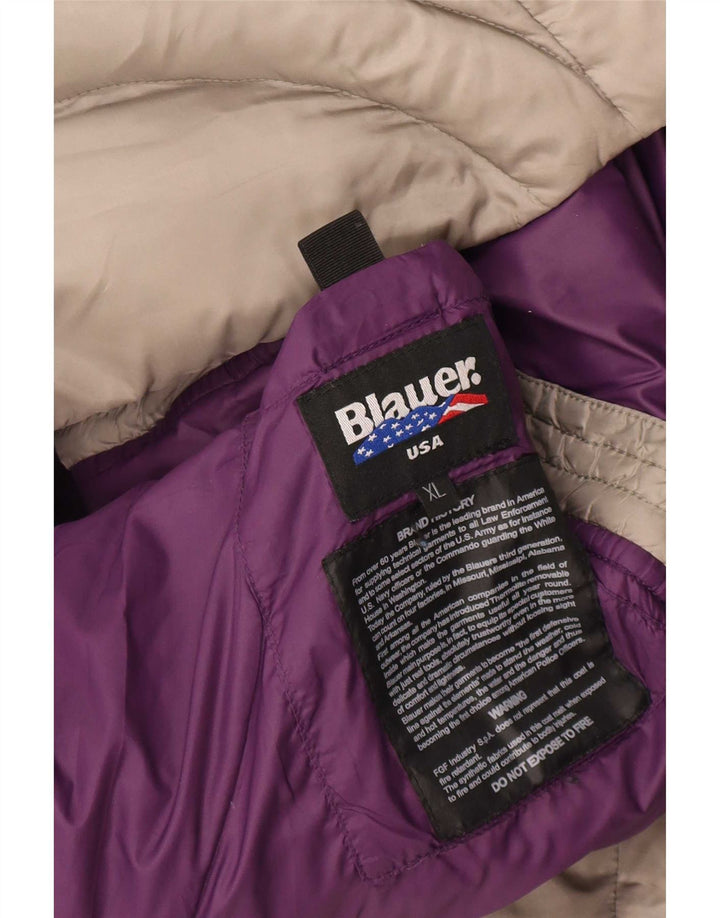 Bauer Womens Padded Jacket UK 18 XL Grey Polyamide