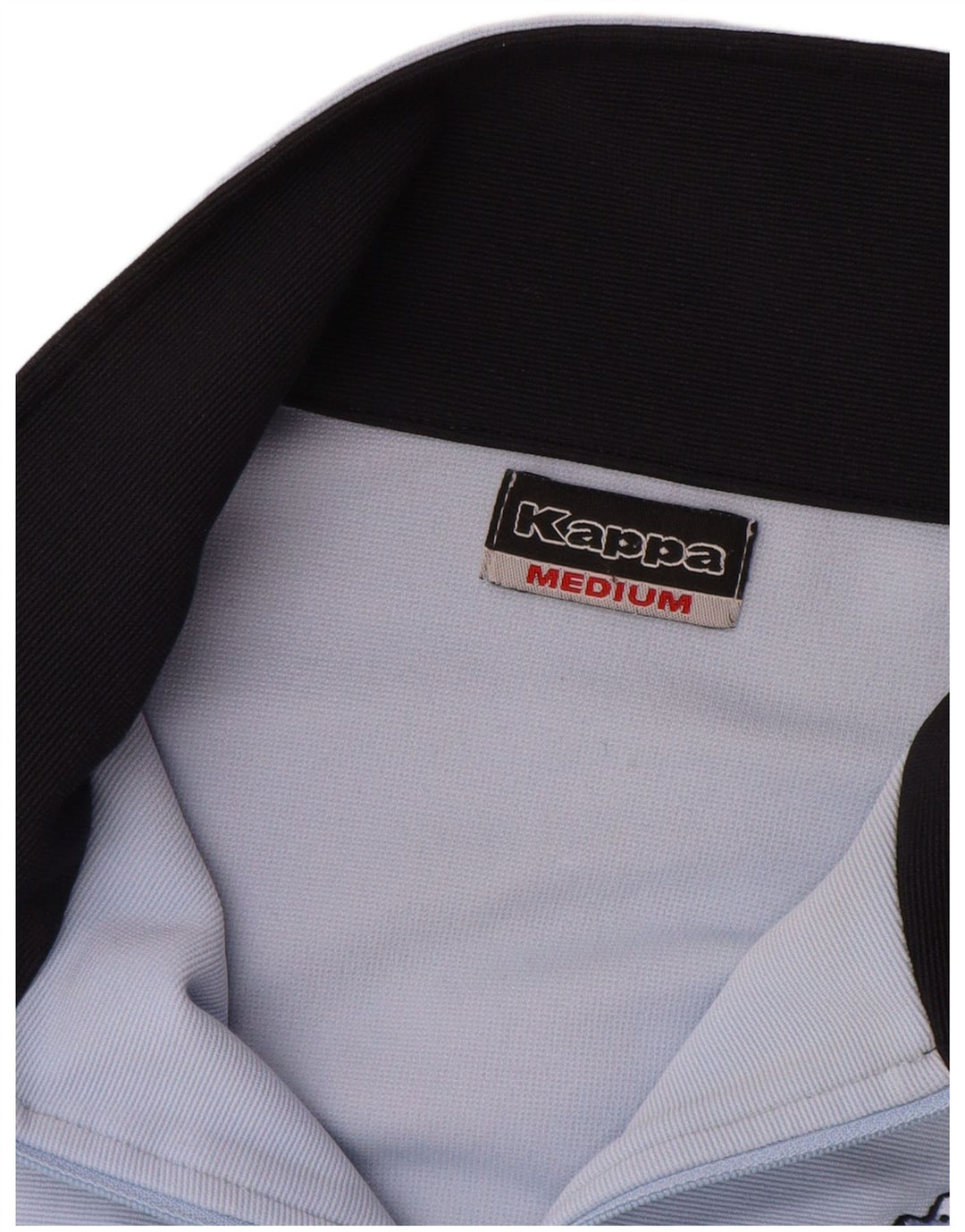 KAPPA Womens Tracksuit Top Jacket UK 14 Medium Blue Colourblock Polyester