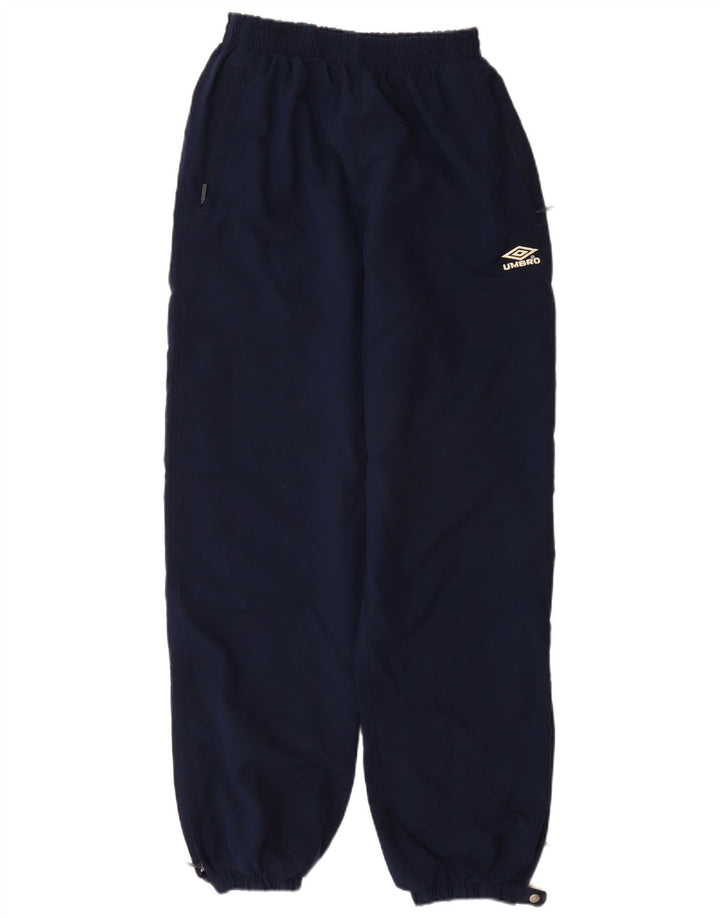 UMBRO Mens Tracksuit Trousers Joggers Small Navy Blue Polyester