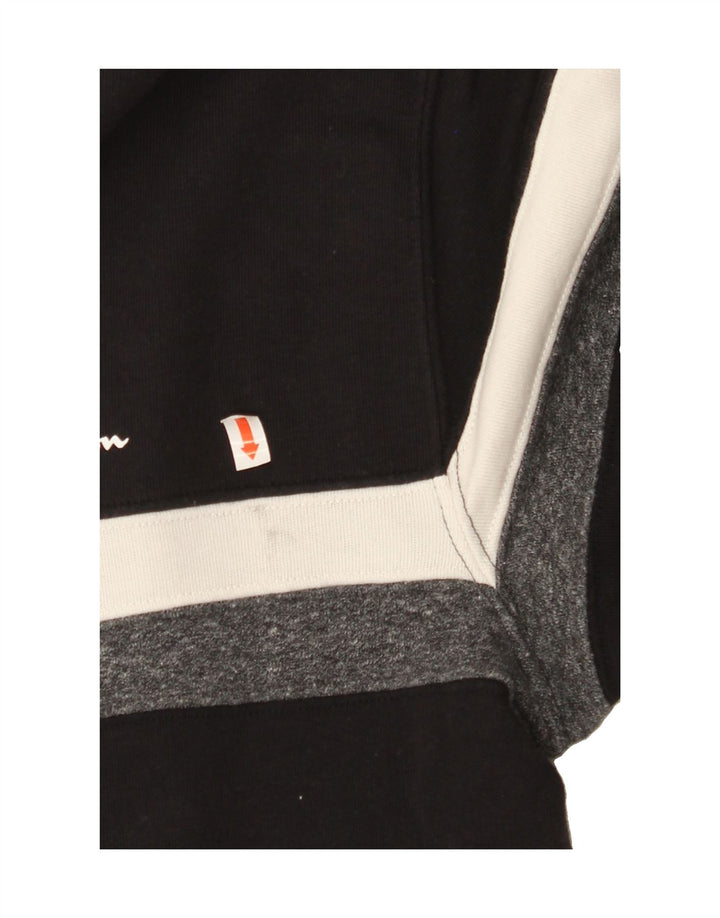 CHAMPION Mens Tracksuit Top Jacket Medium Black Colourblock Cotton Vintage Champion and Second-Hand Champion from Messina Hembry 