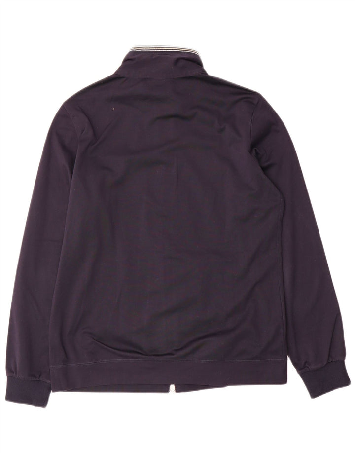 Champion Womens Easy Fit Tracksuit Top Jacket UK 14 Medium Navy Blue
