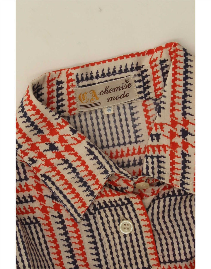 Vintage Womens Shirt IT 46 Large Multicoloured Check