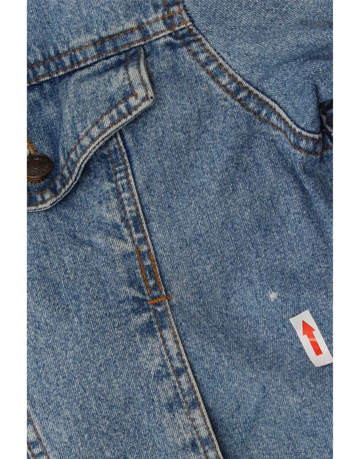 Invicta Mens Denim Jacket UK 40 Large Blue Cotton