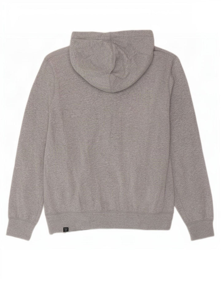 Jordan Mens Graphic Hoodie Jumper Medium Grey Flecked Cotton