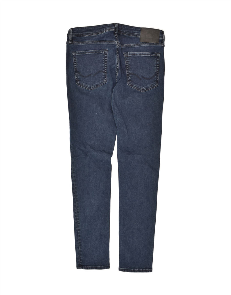 JACK & JONES Womens Liam Skinny Jeans W34 L32 Navy Blue Cotton | Vintage Jack & Jones | Thrift | Second-Hand Jack & Jones | Used Clothing | Messina Hembry 