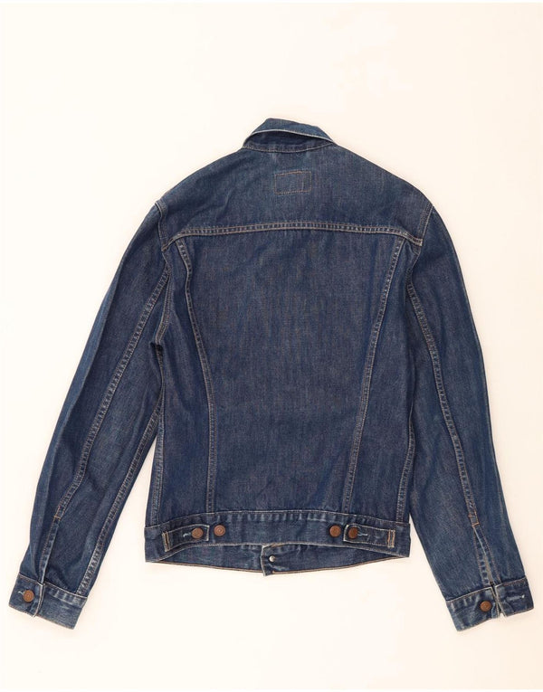 Levi's Mens Denim Jacket UK 38 Medium Navy Blue Cotton