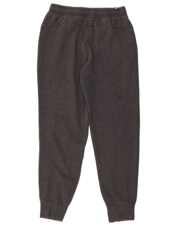 Puma Mens Tracksuit Trousers Joggers Medium Grey Cotton