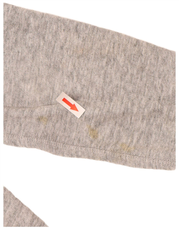 LEVI'S Womens Graphic Sweatshirt Jumper UK 12 Medium Grey Cotton