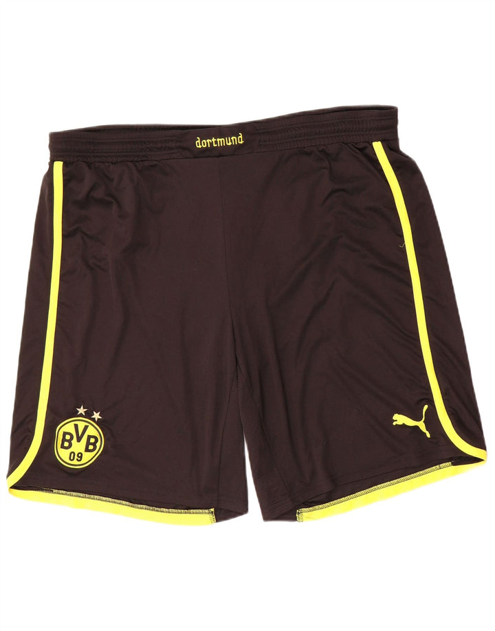 PUMA Mens BVB Dortmund Sport Shorts XL Black