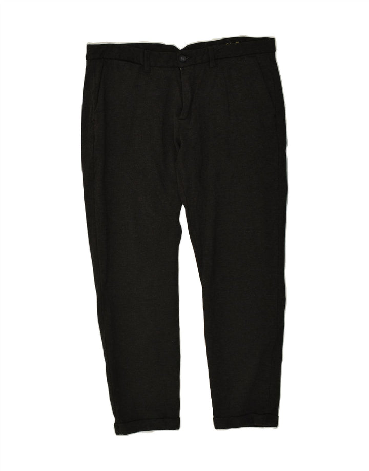 REFRIGIWEAR Womens Slim Chino Trousers W38 L28 Grey Viscose Vintage Refrigiwear and Second-Hand Refrigiwear from Messina Hembry 