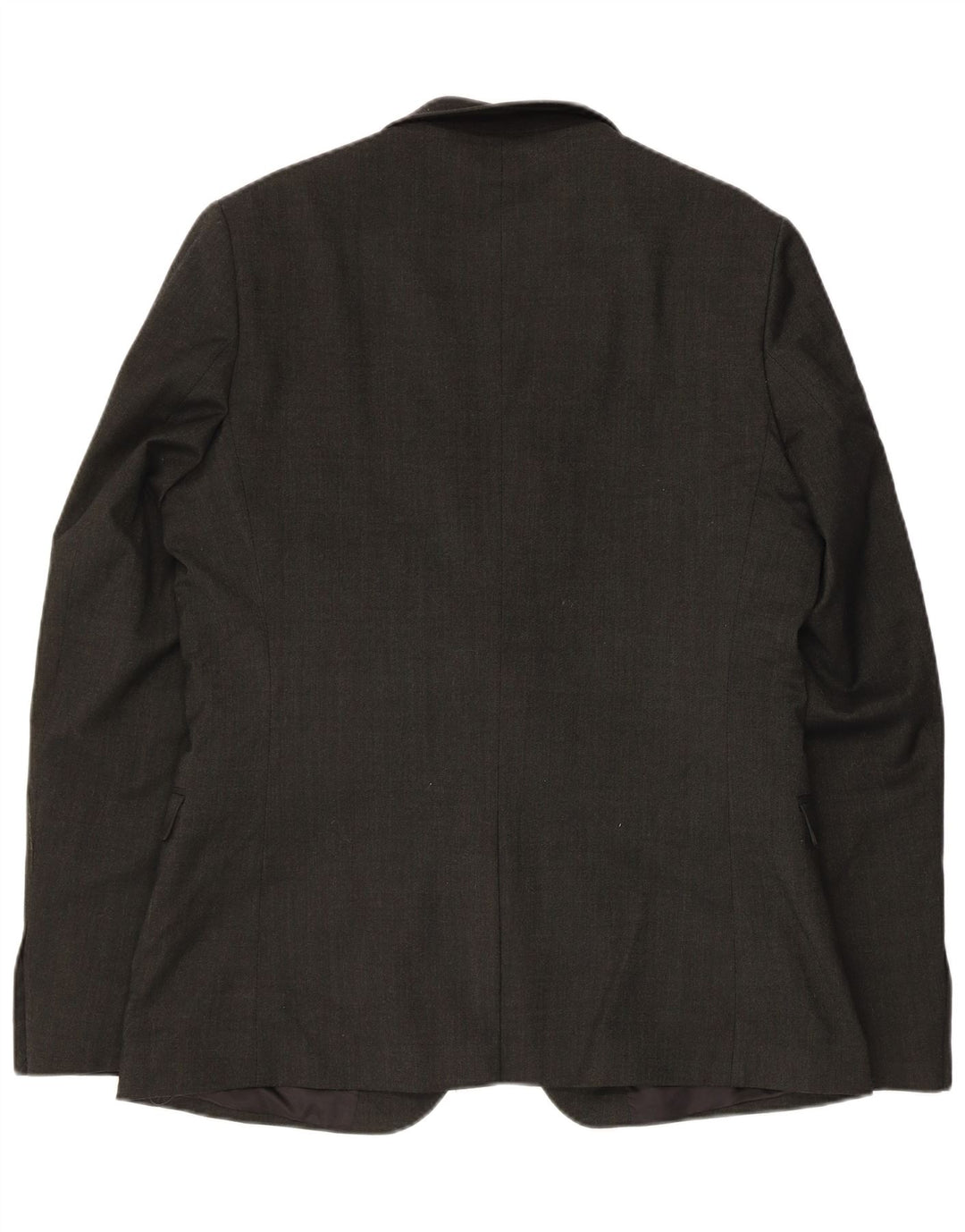Ben Sherman Mens 2 Button Blazer Jacket IT 42 XL Black Wool