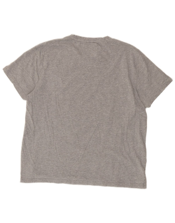 Crew Clothing Mens T-Shirt Top XL Grey Cotton