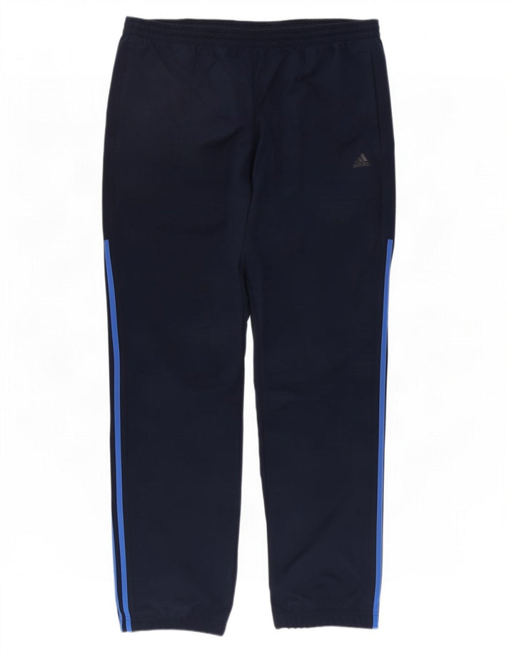 Adidas Mens Tracksuit Trousers Large Navy Blue