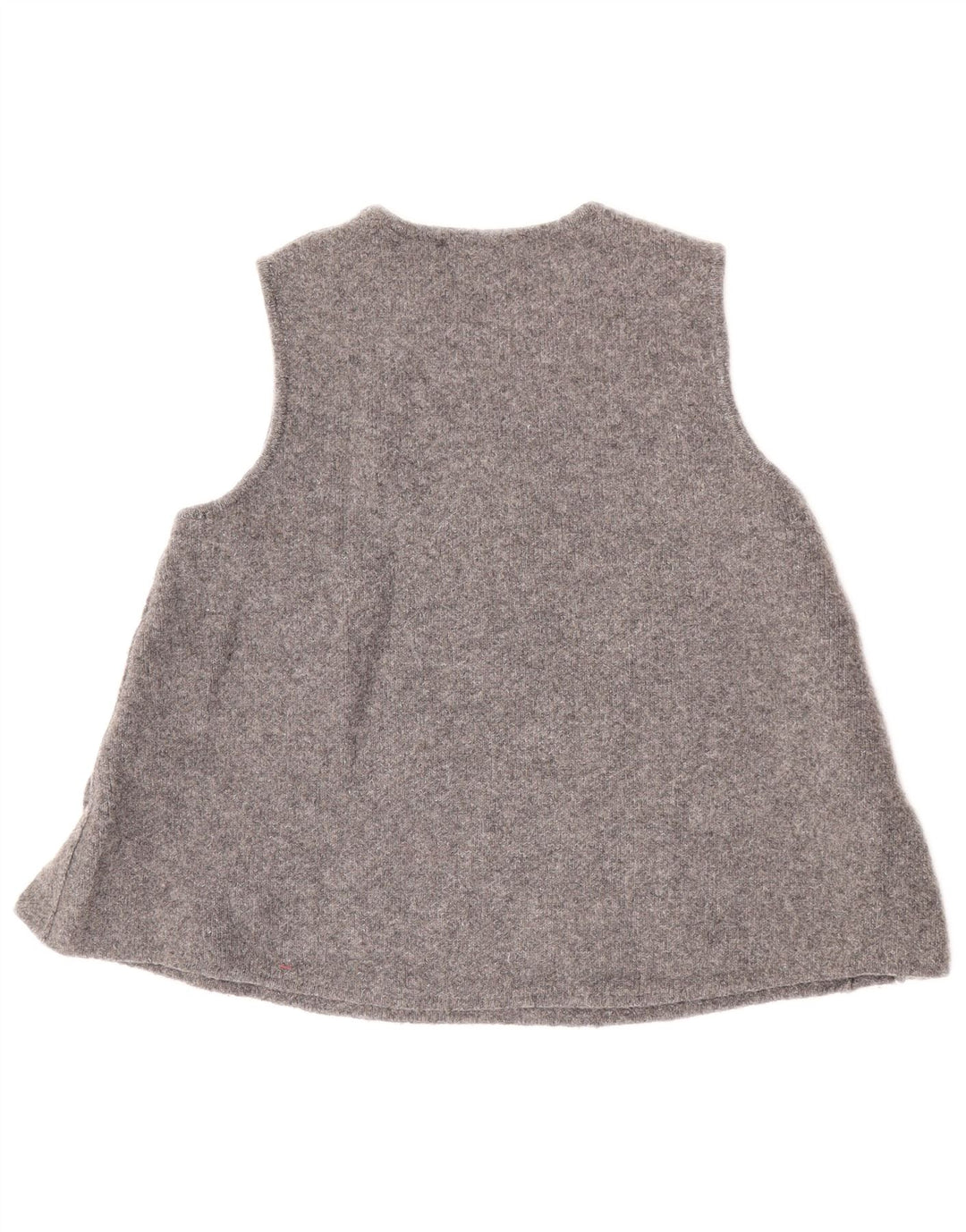 Zara Womens Vest Tank Top UK 10 Small Grey Wool
