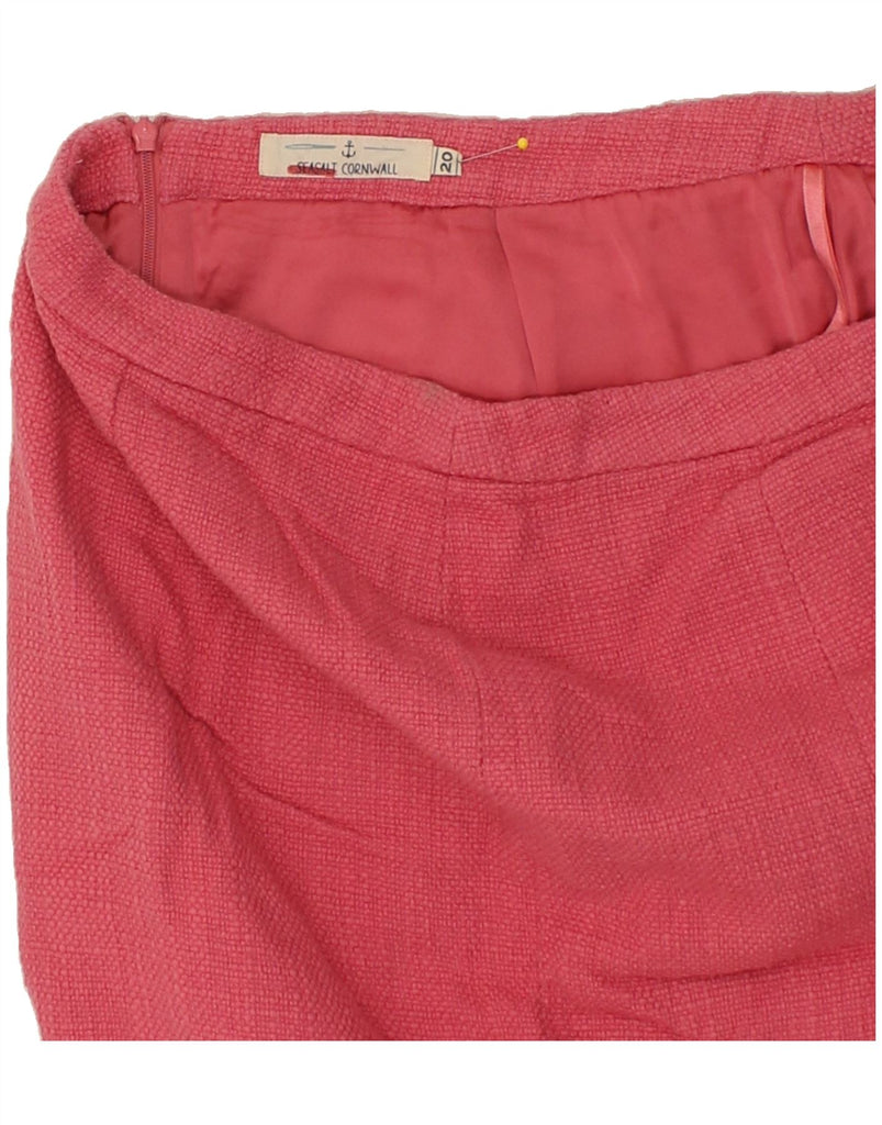 SEASALT CORNWALL Womens Mini Skirt UK 20 2XL W38 Pink Cotton Vintage Seasalt Cornwall and Second-Hand Seasalt Cornwall from Messina Hembry 