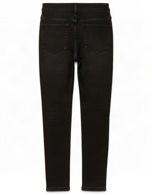 Marks & Spencer Womens Super Skinny Jeans UK 10 Small W26 L26 Black Cotton