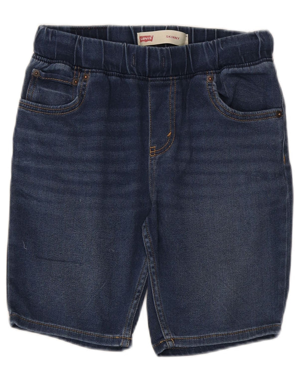 Levi's Boys Skinny Denim Shorts 11-12 Years W26 Blue Cotton