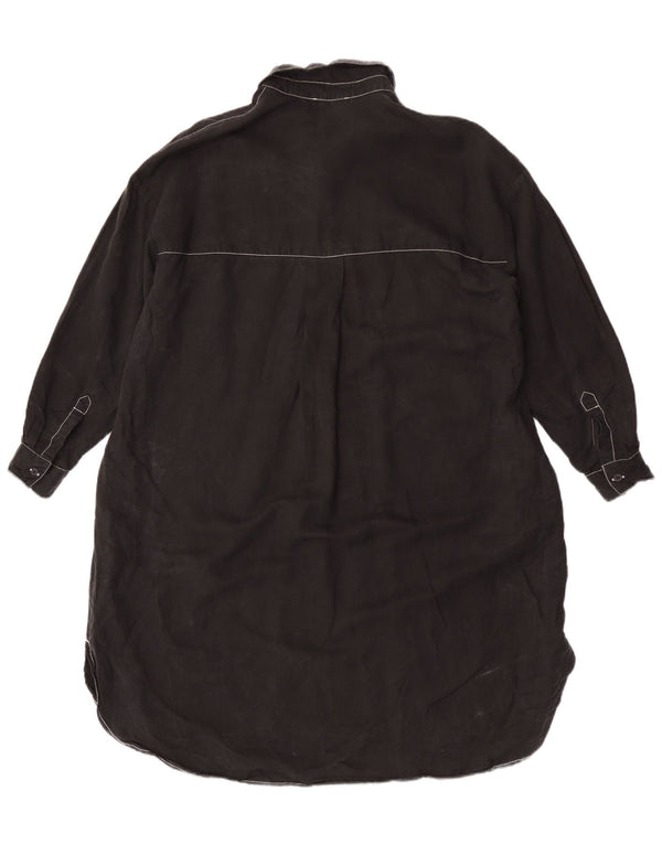 French Connection Womens Oversized Shift Dress UK 10 Small Black