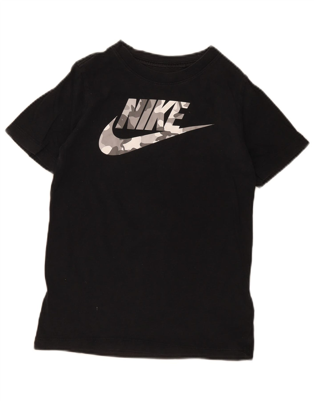 Nike Boys Graphic T-Shirt Top 10-11 Years Medium Black Cotton