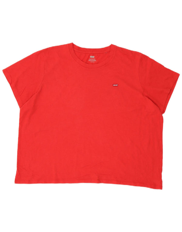 LEVI'S Mens T-Shirt Top 3XL Red