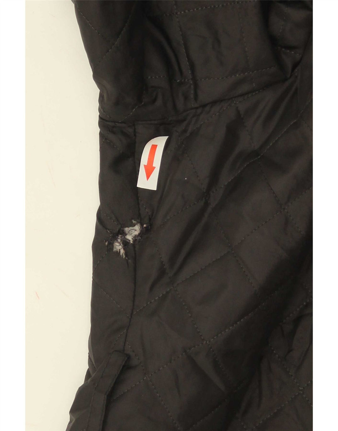 Marks & Spencer Womens Quilted Overcoat UK 18 XL Black Polyester