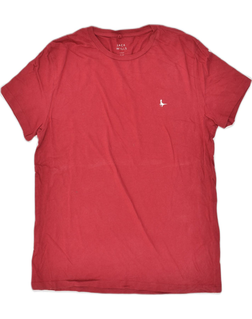 JACK WILLS Mens T-Shirt Top Large Red | Vintage Jack Wills | Thrift | Second-Hand Jack Wills | Used Clothing | Messina Hembry 