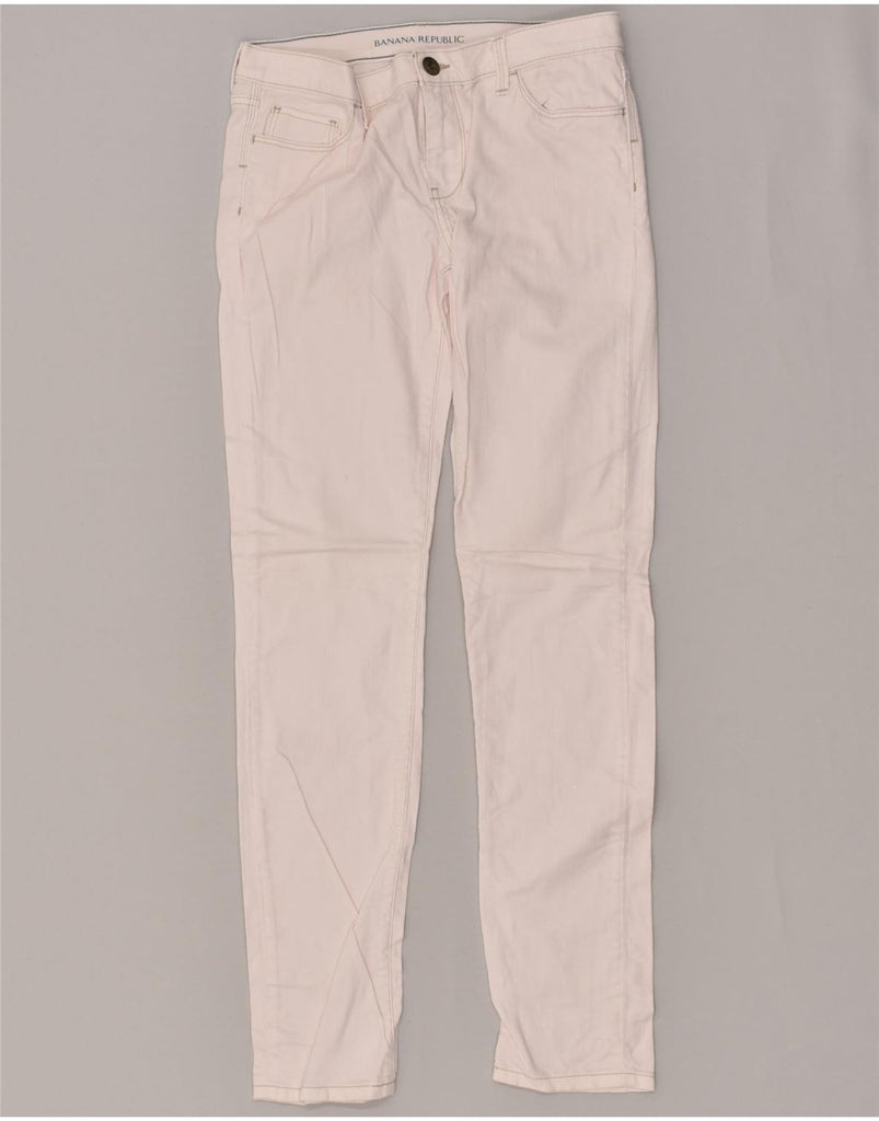 BANANA REPUBLIC Womens Slim Jeans W32 L33 Pink Cotton | Vintage Banana Republic | Thrift | Second-Hand Banana Republic | Used Clothing | Messina Hembry 