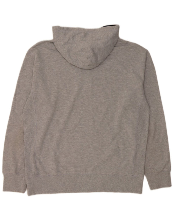 NFL Mens Patriots Graphic Hoodie Jumper Large Grey Cotton